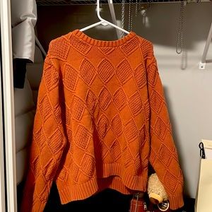 Pumpkin orange sweater